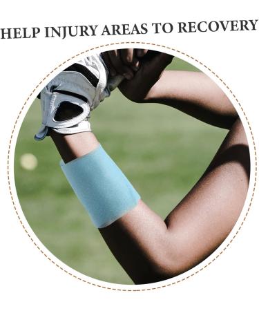 MAGICLULU Skin Membrane Wrist & Thigh Tape - Kinesiology Sports Tape for Athletes - Sky-Blue 6.5x6.5cm - Ideal for Volleyball Knee Finger & Foot Support - Buy Online on GoSupps.com