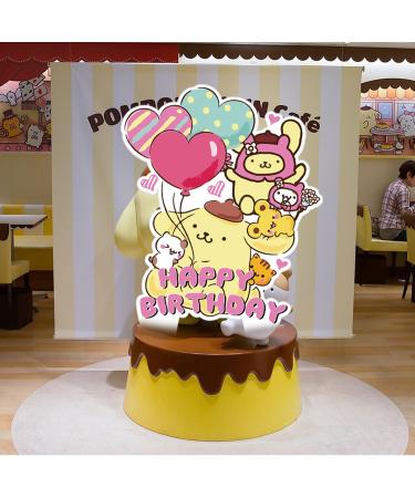37Pcs Pompompurin Cake Toppers Cupcake Toppers Pompompurin Cake Decorations Cartoon Dog Birthday Party Supplies Decorations - Buy Online on GoSupps.com