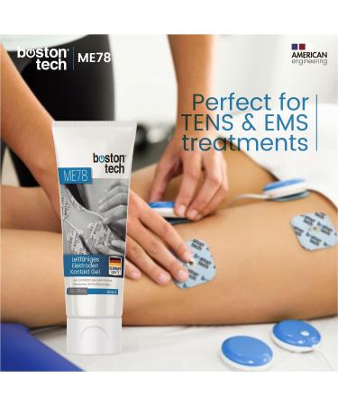 Boston Tech Kontaktgel f r TENS & EMS Verbessert die Leitf higkeit von Elektroden | 2 x 60 ml | Hochwertige deutsche Qualit t - Buy Online on GoSupps.com