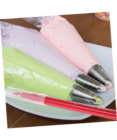 CATIEBYE 2pcs Can Be Food Coloring Pen White Edible Marker Chocolate Mark Pen Edible Food Markers Plastic 16.60X1.00X1.00CM Red Green - Buy Online on GoSupps.com