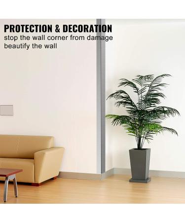 VEVOR Stainless Steel Corner Guards 0.5 x 0.5 x 48 inch Metal Wall Corner Protector Pack of 5 Corner Guards 20 Ga 304 Stainless Corner Guard with 90-Degree Angle for Wall Protection and Decoration - Buy Online on GoSupps.com
