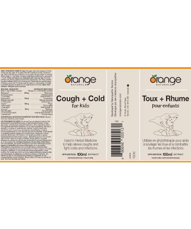 Orange Naturals - Cough+Cold (Kids) Tincture - Buy Online on GoSupps.com