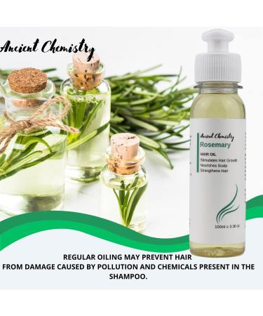 2x 100ML Rosemary Oil For Hair Hair Growth Blend Of Rosemary Essential Oil Castor Oil Sweet Almond Oil | Rosmarin Oil Hair Growth Rosemary Oil For Hair Growth Dry Damaged Hair Mask - Buy Online on GoSupps.com