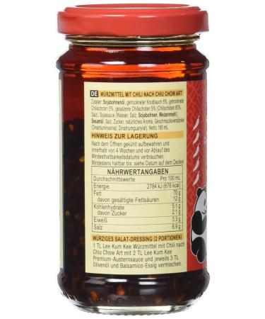 Buy Lee Kum Kee Chili Oil Chiu Chow Spicy Vegan 2 Pack (165 ml) | Preservative & Dye Free | Authentic Chinese Flavor - Buy Online on GoSupps.com