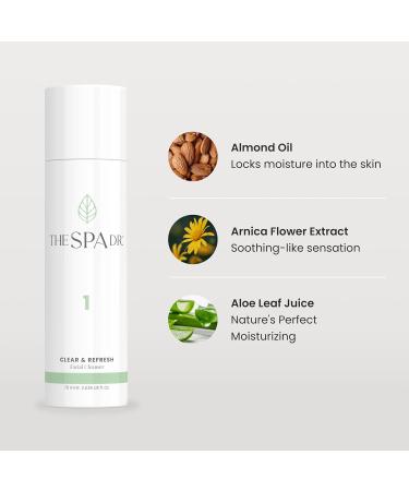 The Spa Dr. 2 in 1 Cleanser & Makeup Remover | Natural pH Balanced Skin Care | 30-Day Supply | 75ML/2.536 Fl. Oz | International Shipping Available - Buy Online on GoSupps.com