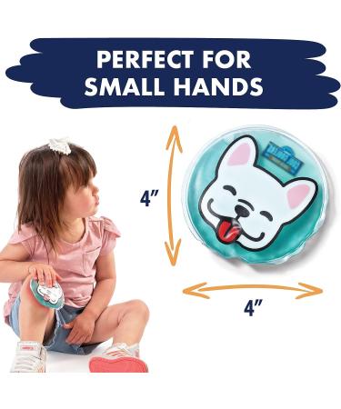 Fit & Fresh Cool Coolers Children's Boo Boo Gel Ice Pack 3 Pack - Cats & Dogs Assorted - Reusable Cold Compress for Minor Injuries - Buy Online on GoSupps.com