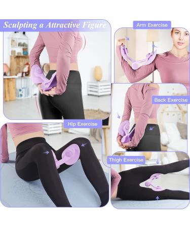 Spopal Pelvic Floor Strengthener with 5 Resistance Bands - Kegel Devices for Women & Men - Postpartum Rehabilitation and Beautiful Buttocks Trainer (Purple) - Buy Online on GoSupps.com