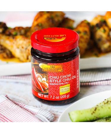Lee Kum Kee Chiu Chow Chili Oil 205g (7.2oz) - Authentic Spicy Condiment - Buy Online on GoSupps.com
