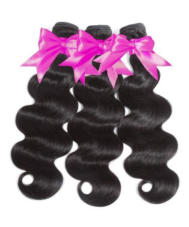 Brazilian Body Wave Bundles 10A Human Hair - 14 16 18 Inches - 100% Virgin Unprocessed Weave Hair - Buy Online on GoSupps.com