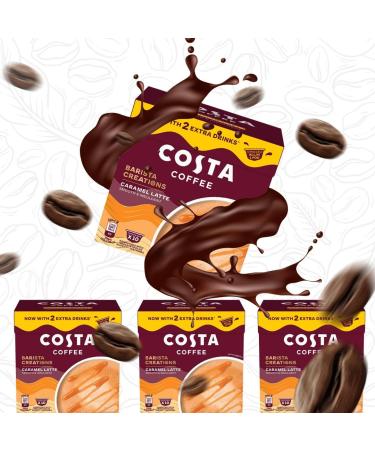 Costa Coffee Pods - Pick Any 2 Pack From 6 Flavours Including Costa Skinny Latte Pods Americano Pods Latte Pods Caramel Latte Pods Cappuccino & Flat white Coffee Pods - Buy Online on GoSupps.com