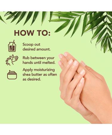 100% Raw Organic African Shea Butter Bar - Hydrating Body Moisturizer for Skin & Hair - 8oz (1 Pack) - Buy Online on GoSupps.com