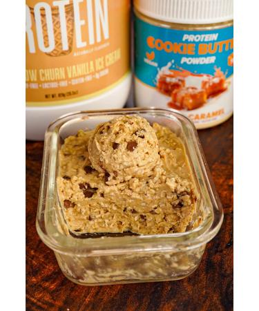 Flexible Dieting Lifestyle Vegan Protein Cookie Butter Powder - Salted Caramel 7.9oz | Dairy-Free Keto-Friendly Low Carb Sugar-Free Gluten-Free - Buy Online on GoSupps.com