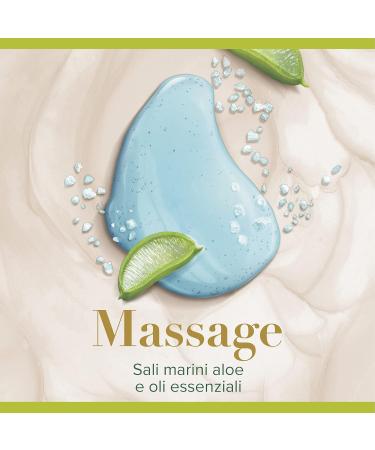Palmolive Wellness Aroma Sensations Massage Shower Bath with Sea Salt & Aloe Extract - 100% Natural Oil | 6 x 250 ml - Ultimate Relaxation & Skin Nourishment - Buy Online on GoSupps.com