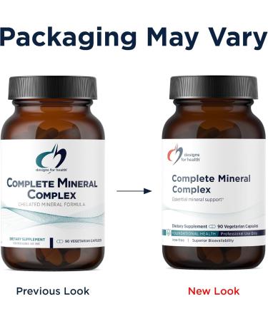 Designs for Health Complete Mineral Complex - Essential + Trace Minerals Supplement with Magnesium Malate Chromium Zinc + More - Iron-Free Multi Minerals Blend - Vegan + Gluten Free (90 Capsules) Standard Packaging - Buy Online on GoSupps.com