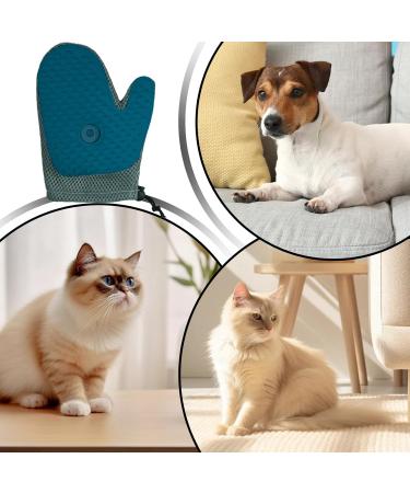 Gen rico Gants de toilettage pour animaux de compagnie - Gants de massage pour animaux de compagnie - Anti-statique r utilisables pour voiture maison meubles ext rieurs Bleu - Buy Online on GoSupps.com