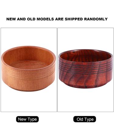 Natural Wooden Shaving Soap Bowl - 8x8x4 Cream Soap Dish for Men | Eco-Friendly Razor Cleaning Tool - Buy Online on GoSupps.com