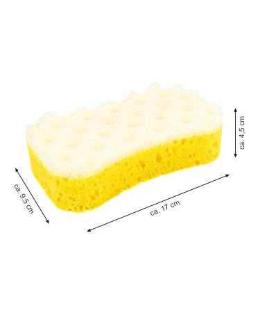 Set of 2 Colorful Bath Sponges - Massage Sponges for a Relaxing Clean | International Shipping Available - Buy Online on GoSupps.com