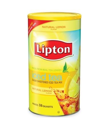 Lipton Lemon Flavor Sugar Sweetened Iced Tea Mix 38 Quarts