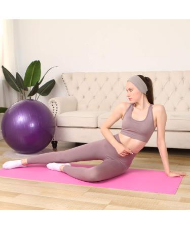 Sea Team 6-Pack Women's Sport Headbands - Elastic Cotton Sweatbands for Yoga, Running, Cycling - Set of 6 Hairbands for Workout and Hiking - Buy Online on GoSupps.com