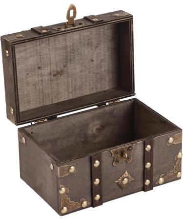 Vintage Wooden Jewelry Organizer Box with Lock | Eco-Friendly Touch Jewelry Storage for Women & Girls - Buy Online on GoSupps.com