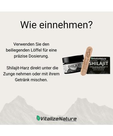 Vitalazenature Shilajit 30g - Original Himalayan Shilajit Resin + Ashwagandha - Natural Ayurvedic Herbal Supplement for Daily Wellness - Buy Online on GoSupps.com