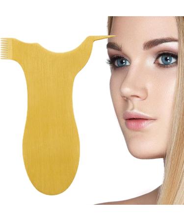 Y Shape Eyelash Brush Comb | Stainless Steel Lash Perming Brush Tool | Reusable Grafting Eyelash Lift Portable Makeup Beauty Tool Supplies for Girls Women Gold T - Buy Online on GoSupps.com