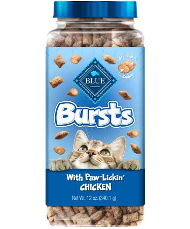 Blue Buffalo Bursts Crunchy Cat Treats Chicken 12 Ounce (Pack of 1)