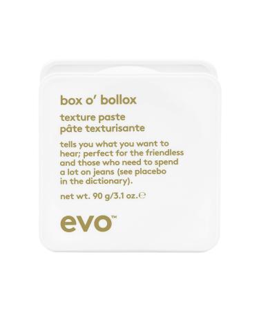 EVO Box O' Bollox Texture Paste - Hair Styling Paste - Long-Lasting Hold with a Matte Finish 3.1 Ounce (Pack of 1)