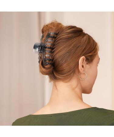 Zou.Rena Big Claw Clips for Thick Hair - 4.3 Inch Slipproof Glossy Hair Clips for Women & Girls - Strong & Shiny Long Hair Accessories - Buy Online on GoSupps.com
