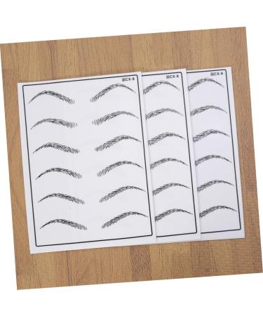 Beavorty 3pcs Eye Brow Practice Skin Eyebrow Microblading Skin Eyebrow Training Skin Practice Tools - Buy Online on GoSupps.com