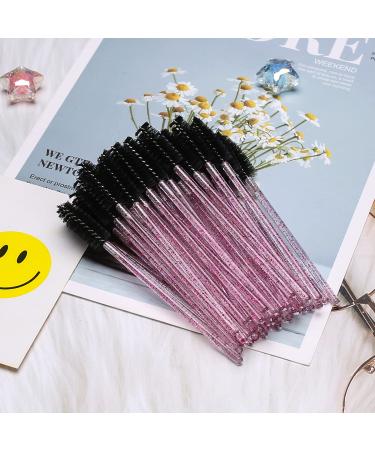 100 Pack Disposable Eyelash Mascara Brushes - Colorful-Rose | Akstore Makeup Kits - Buy Online on GoSupps.com