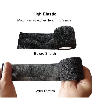 Baisunt 6 Pack 2 Cohesive Bandage Self Adhesive Wrap - 5 Yards, Multi Colors | Elastic & Breathable Self Stick Tape for Wrist, Ankle, Sports, Tattoo Wrap - Buy Online on GoSupps.com