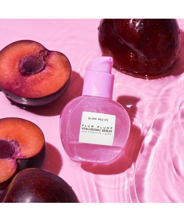 Glow Recipe Plum Plump Hyaluronic Serum - Hydrating Serum with Hyaluronic Acid, Plum Oil, Vitamin B5, Silk Protein & Vegan Collagen for Fine Lines & Wrinkles - Skin Plumping Glow Serum (30ml) - Buy Online on GoSupps.com