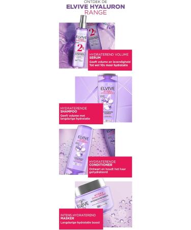 L'Or al Paris Elventive Hydrating Conditioner with Hyaluronic Acid - 200 ml - Buy Online on GoSupps.com