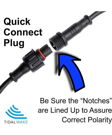 Tidal Wake IP68 Underwater Boat Drain Plug LED Light - Blue | Easy Installation, Brilliant Lighting - Buy Online on GoSupps.com