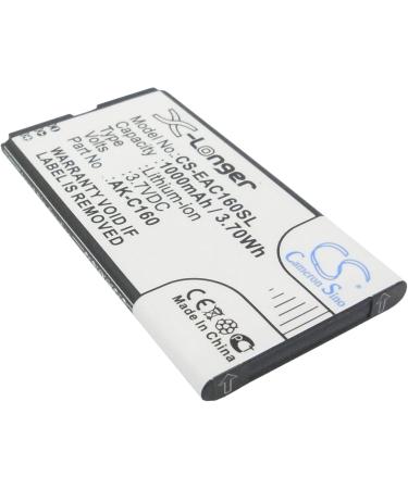 Buy Replacement Battery for Emporia C160 - 1000mAh/3.7V Compatible with C160_001_RD & AK-C160 Fast International Shipping - Buy Online on GoSupps.com