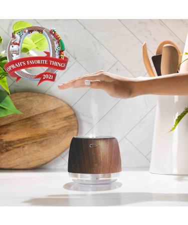SnappyScreen SNAP Wellness Touchless Mist Hand Sanitizer Device - Woodgrain + Cartridge - Day at the Spa (Cucumber Honey and Sweet Aromatherapies) - Buy Online on GoSupps.com