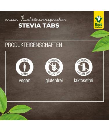 Raab Stevia Tabs - Pack of 2 (300 Tablets 18g Each) - Sugar-Free Sweetener for a Healthy Lifestyle - Buy Online on GoSupps.com