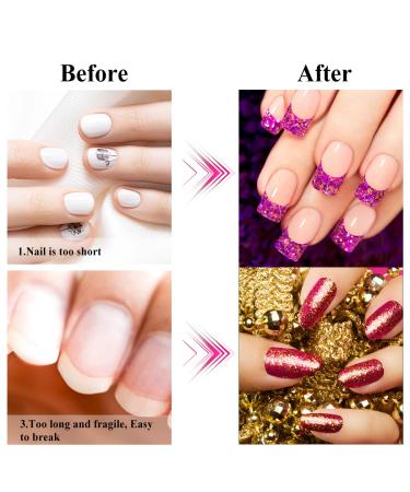 200Pcs Professional Long Nail Forms for Acrylic & Polygel Nails | Thick Nail Extension Forms for Nail Art Tips - Premium Acrylic Nail Paper Forms - Nail Former Stickers for Professional Use | 200 Count - Buy Online on GoSupps.com