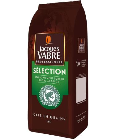Jacques Vabre Professional 1Kg of Authentic Rainforest Certified Coffee Beans Intensity 6 100% Arabica - Buy Online on GoSupps.com
