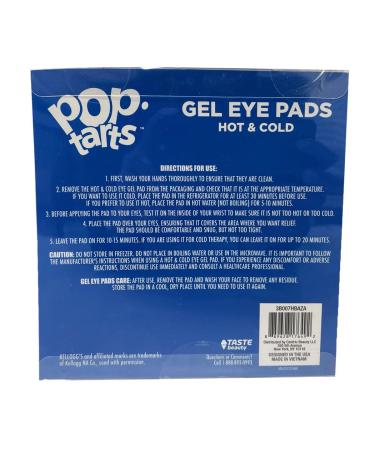 Shop Taste Beauty x Pop Tarts Hot & Cold Gel Eye Pads - Refreshing Eye Care | International Shipping Available - Buy Online on GoSupps.com