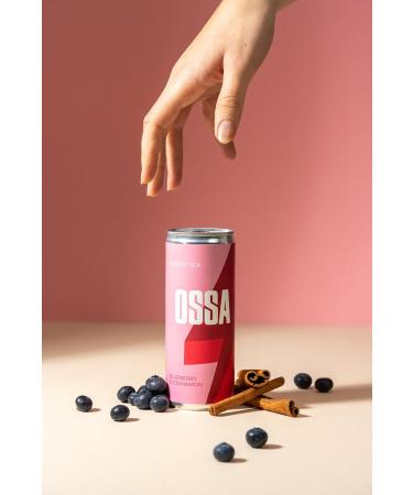  OSSA OSSA Blueberry Cinnamon Energy Tea (24 x 250ml) Refreshing Guayusa-Infused Boost Packed with Antioxidants for Natural Energy & Wellness - Buy Online on GoSupps.com