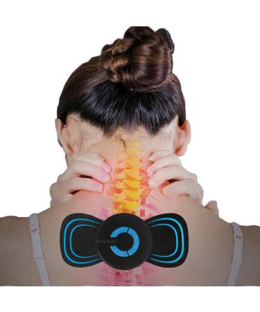 Cocoarm mini cervical massage device portable electrical shoulder neck massage pad cervical vertebrae waist arm leg massager massage pad mass paving muscle relaxation sticker pain relief