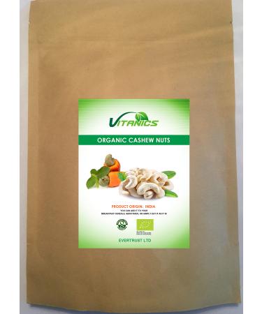 Vitanics Organic Whole Cashew Nuts (400g)