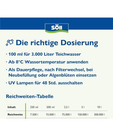 S ll 83698 Biobooster Pond Bacteria - 500 ml for Clear Water | Reduce Nitrate & Enhance Garden Ponds Swimming Ponds & Koi Ponds - 15 000 Liters - Buy Online on GoSupps.com