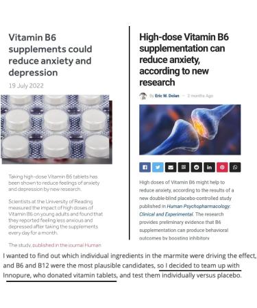 INNOPURE High Dose Vitamin B6 Tablets 100mg - Vegan Society Approved - 4 Month Supply - 120 Easy to Swallow Tablets - Buy Online on GoSupps.com