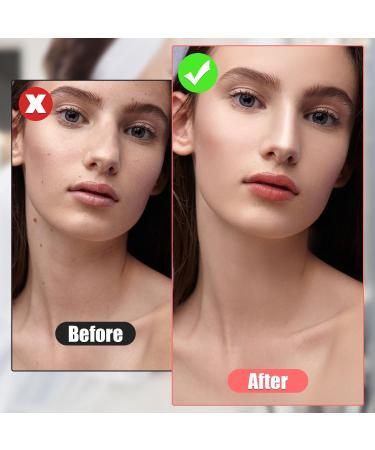 Buy U-Shaped Nose Contour Brush | Dual End Makeup Brush for Sculpting Cheekbones | Pro Contour Duo Brush - Pink - Buy Online on GoSupps.com