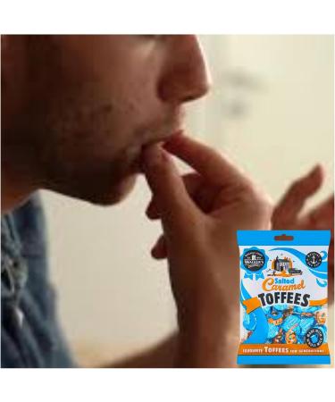 Toffee Sweets Walkers Nonsuch Salted Caramel Flavour x 2 Bags 150g each Bundle with TinTastic Silver Window Lid Refillable On-the-Go Travel Tin - Buy Online on GoSupps.com