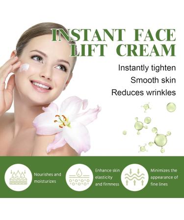 Instant Face Lift Cream Temporary Skin Lifting & Tightening Cream with Hyaluronic Acid Visibly Firming Wrinkles and Sagging Skin for Face & Neck Smooth Fine Lines - Buy Online on GoSupps.com