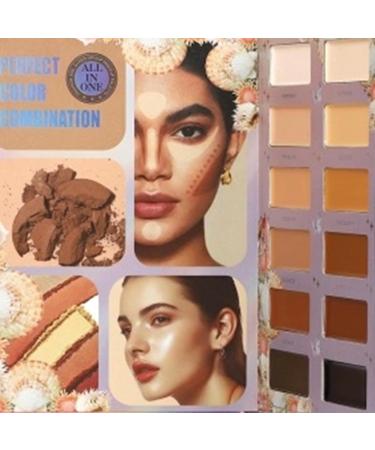  MFYOUPK Make-up Eye Palette Long-Hold Beauty Products Folding Book-Style Makeup Palette For Beginners Adults Teenagers Daily Evenings - Buy Online on GoSupps.com